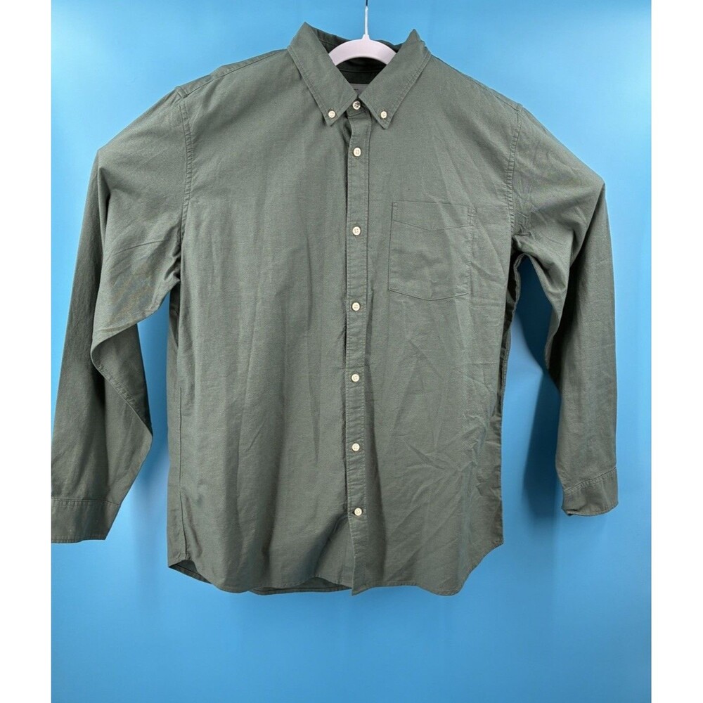 Gap Men’s XL Standard Fit Oxford Shirt Sage Green Long Sleeve Button Down NWT